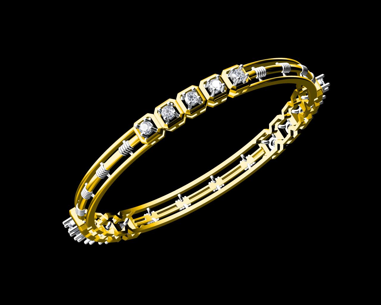 AD12317-ALT1 — Bangles jewellery CAD design (JCD/STL)