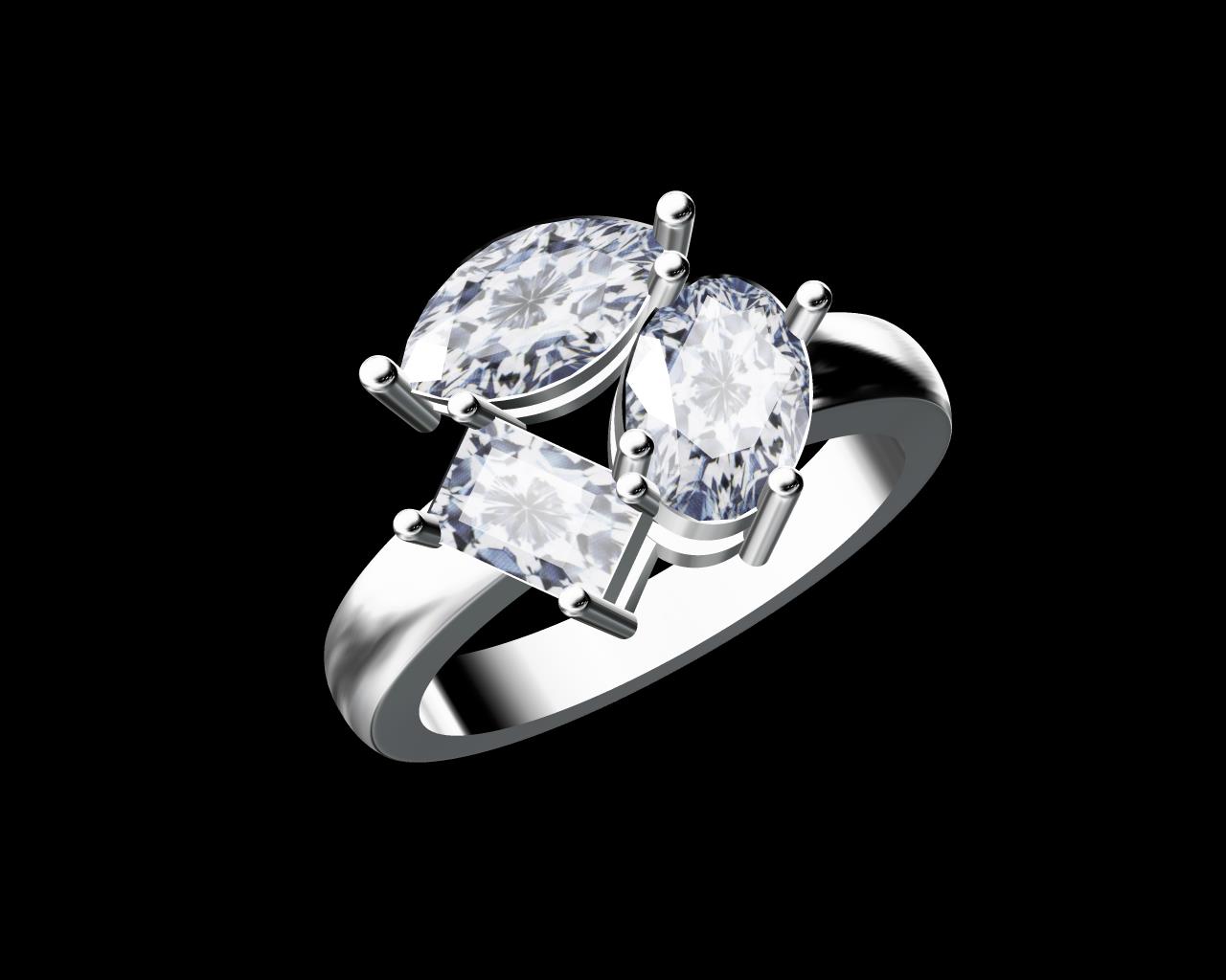 AD17210-ALT — Ladies Rings jewellery CAD design (JCD/STL)