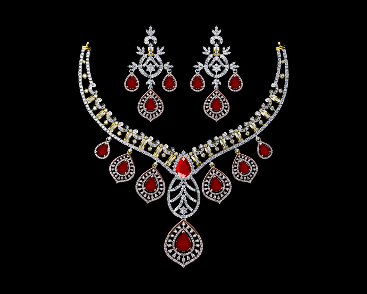 AD17726 — Necklaces jewellery CAD design (JCD/STL)