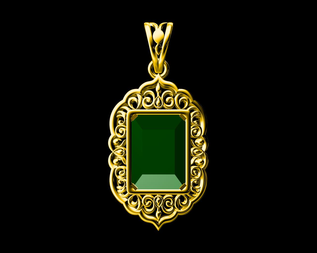 AD17797 — Pendants jewellery CAD design (JCD/STL)