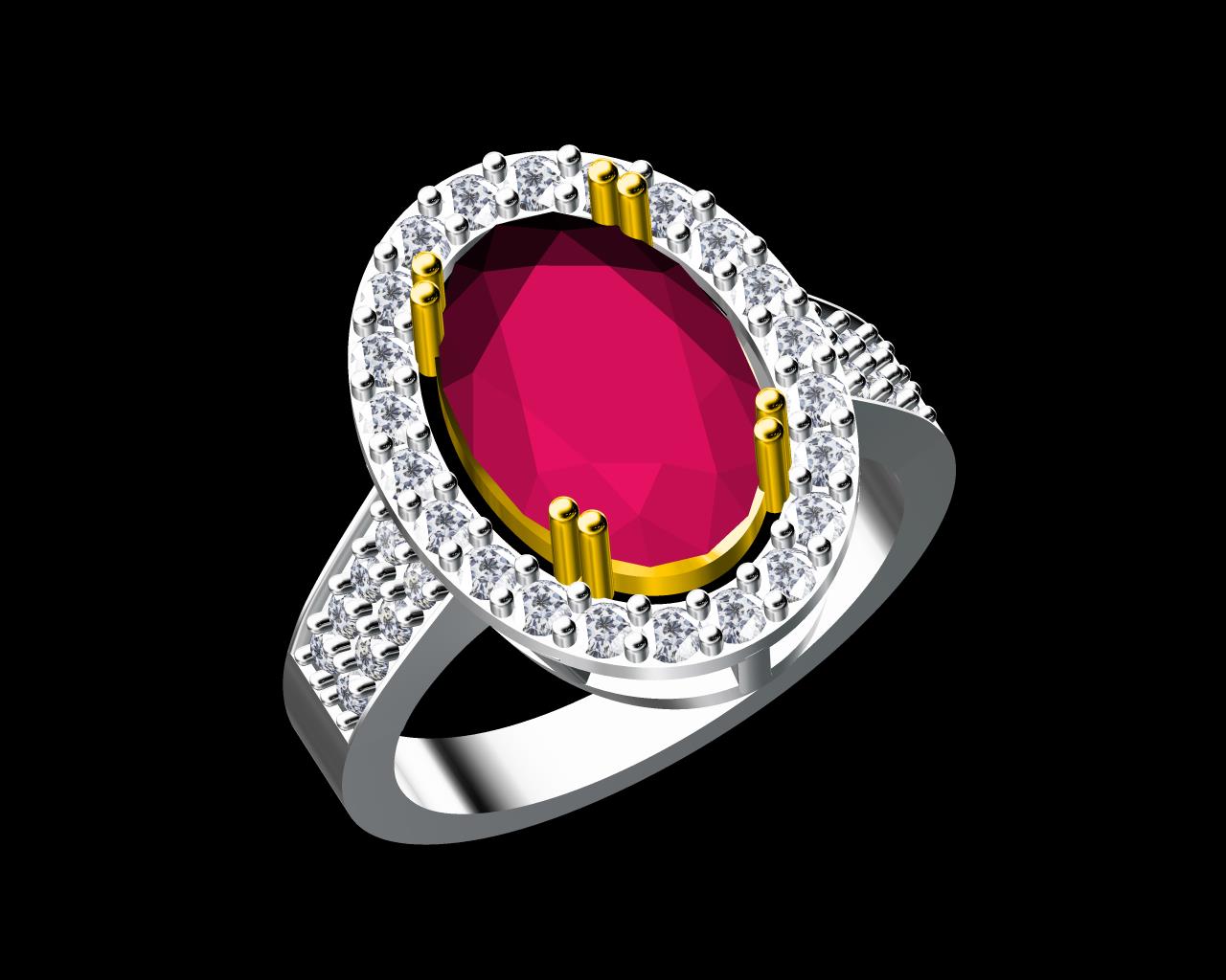AD17811 — Ladies Rings jewellery CAD design (JCD/STL)