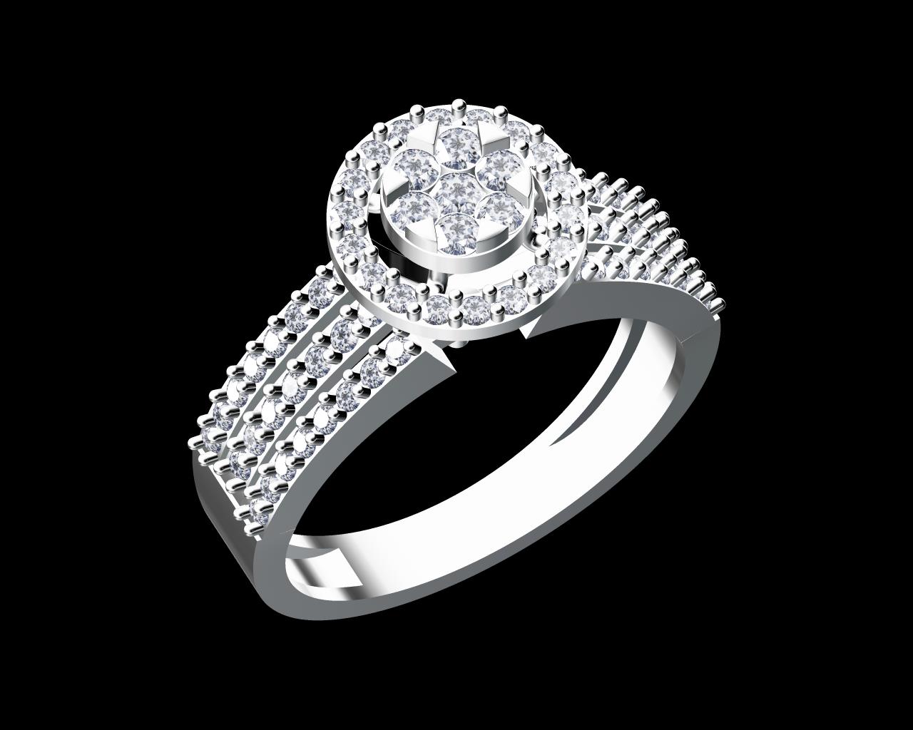 AD17825A — Ladies Rings jewellery CAD design (JCD/STL)