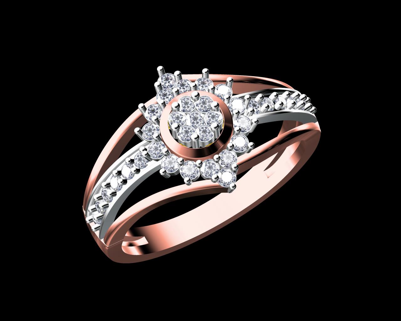 AD17825D — Ladies Rings jewellery CAD design (JCD/STL)
