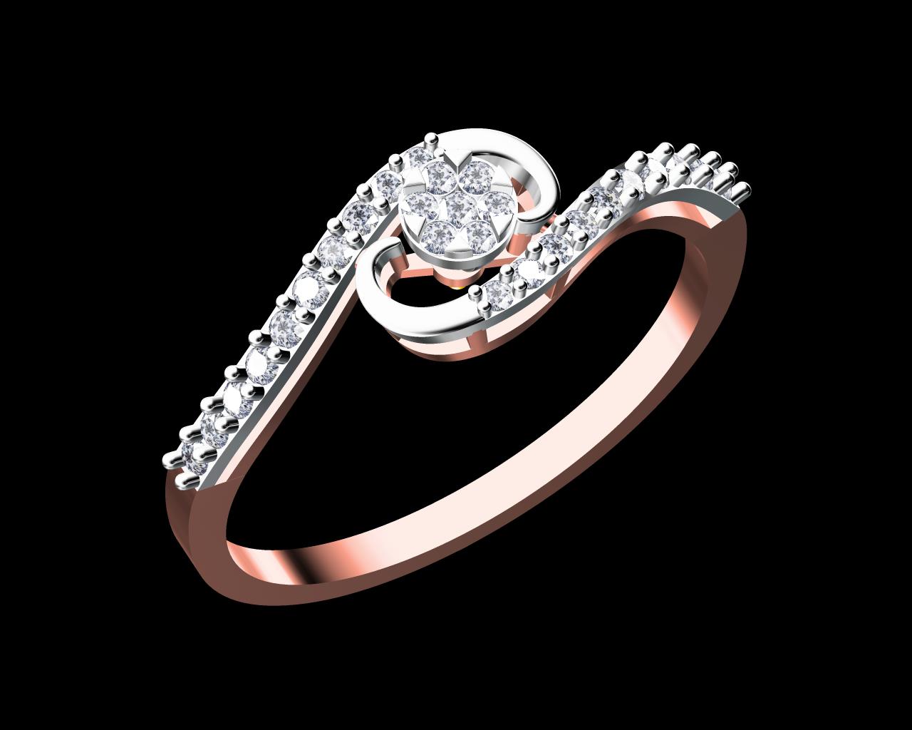 AD17825G — Ladies Rings jewellery CAD design (JCD/STL)