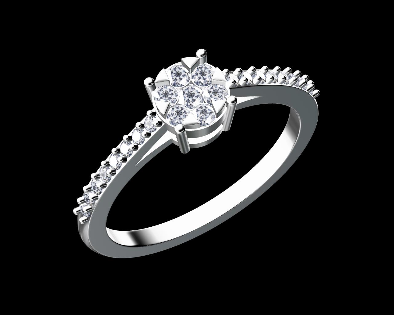 AD17825J — Ladies Rings jewellery CAD design (JCD/STL)