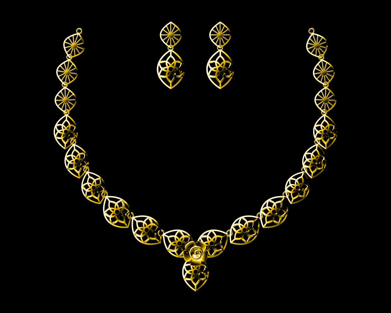 AD17840 — Necklaces jewellery CAD design (JCD/STL)