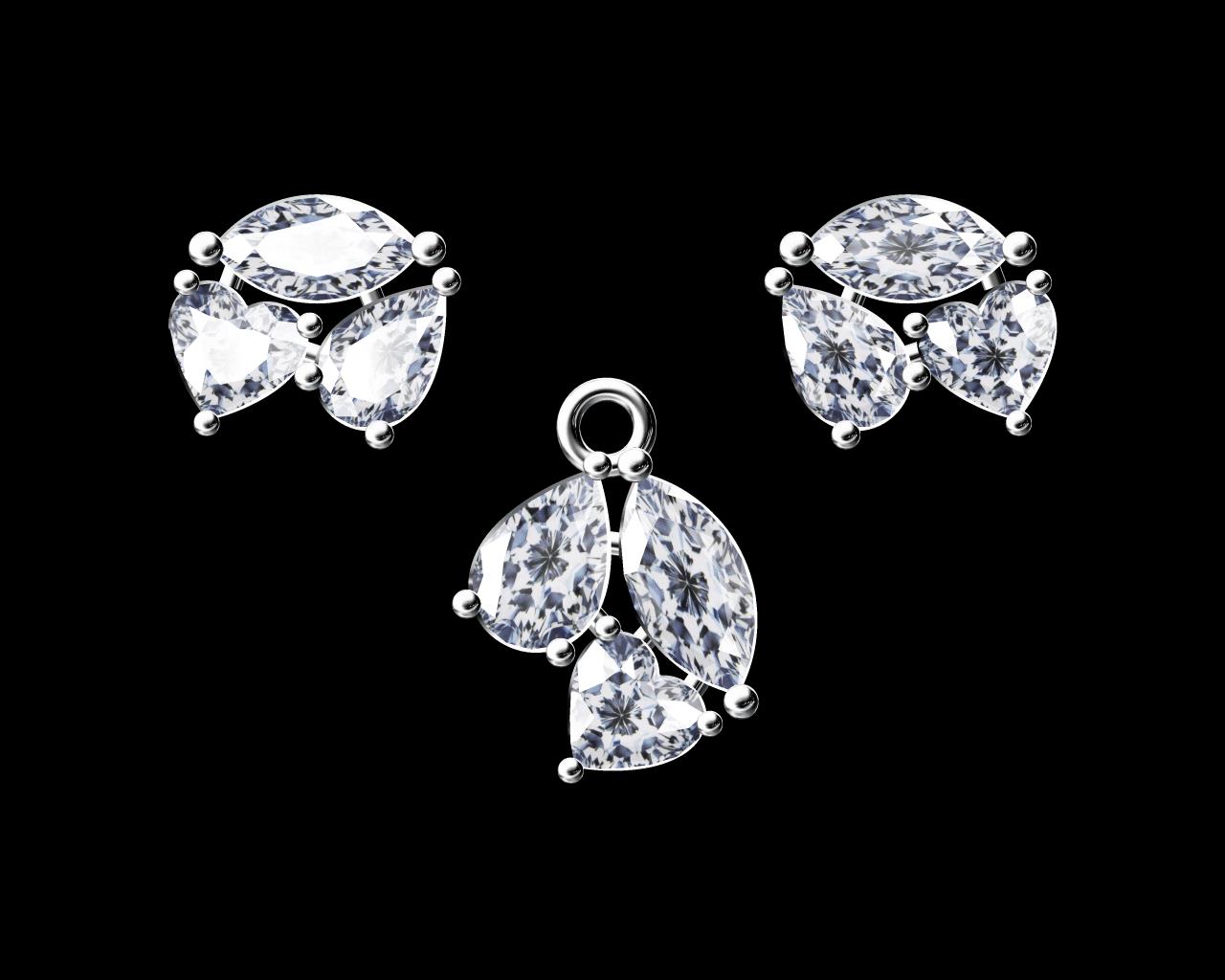 AD17209PN — Pendants jewellery CAD design (JCD/STL)