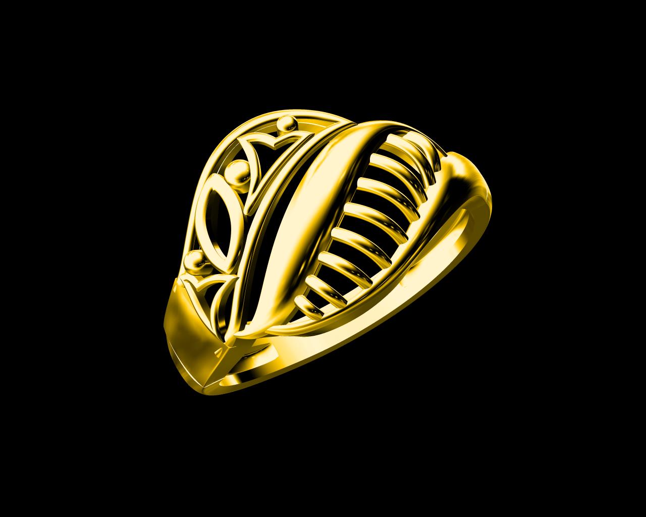 AD18072 — Ladies Rings jewellery CAD design (JCD/STL)