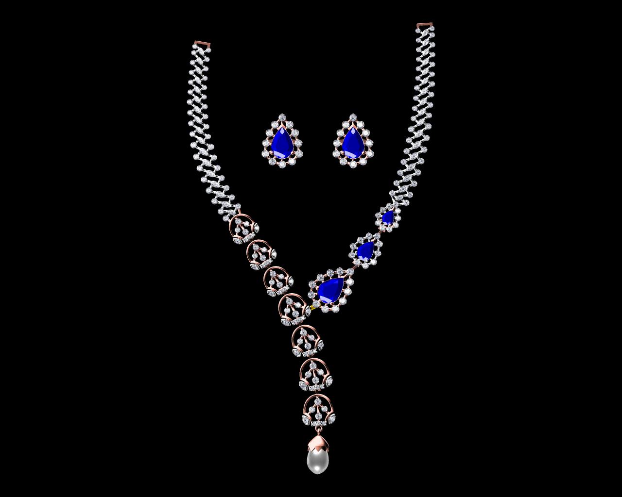 AD18086 — Necklaces jewellery CAD design (JCD/STL)