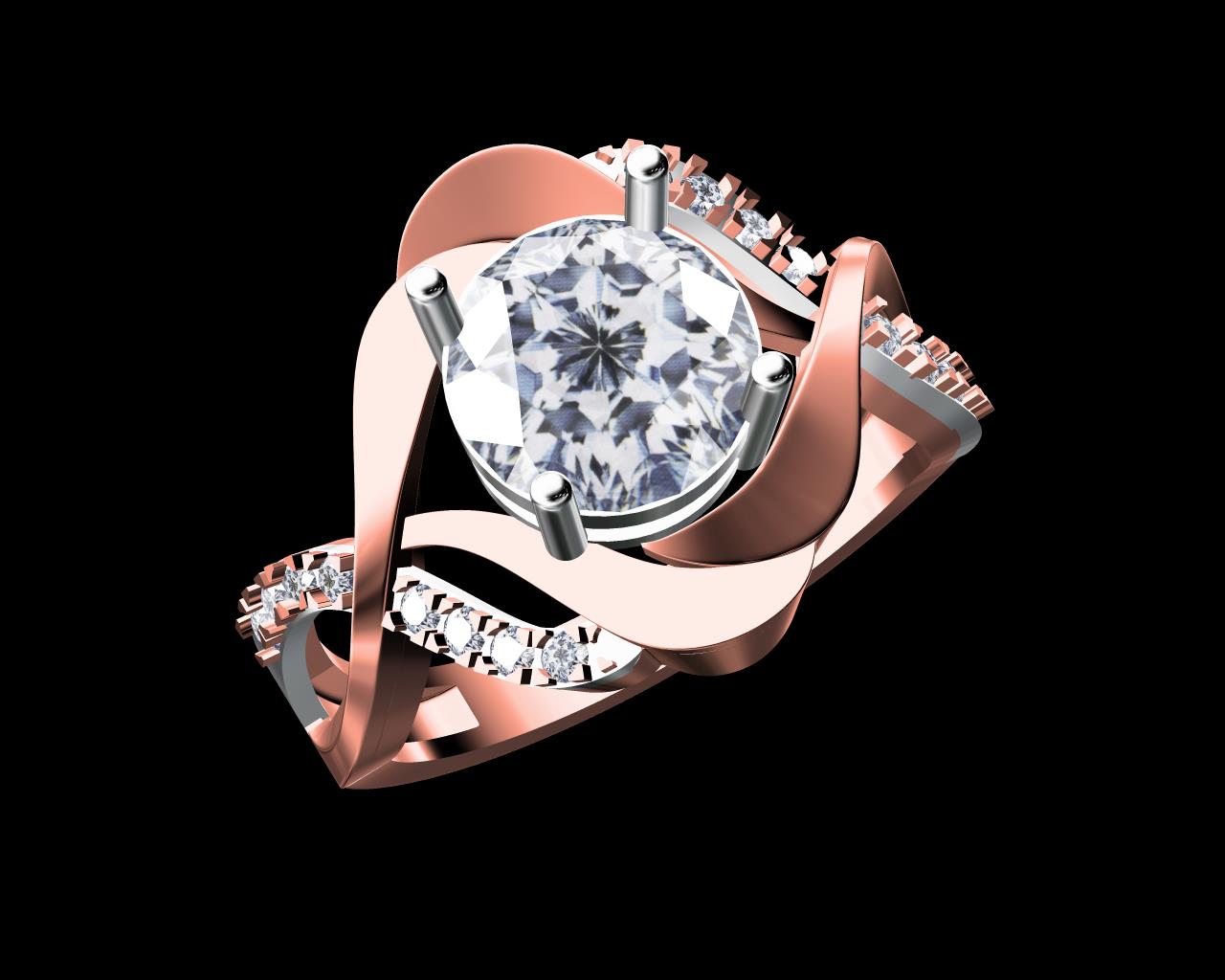 AD18107 — Ladies Rings jewellery CAD design (JCD/STL)