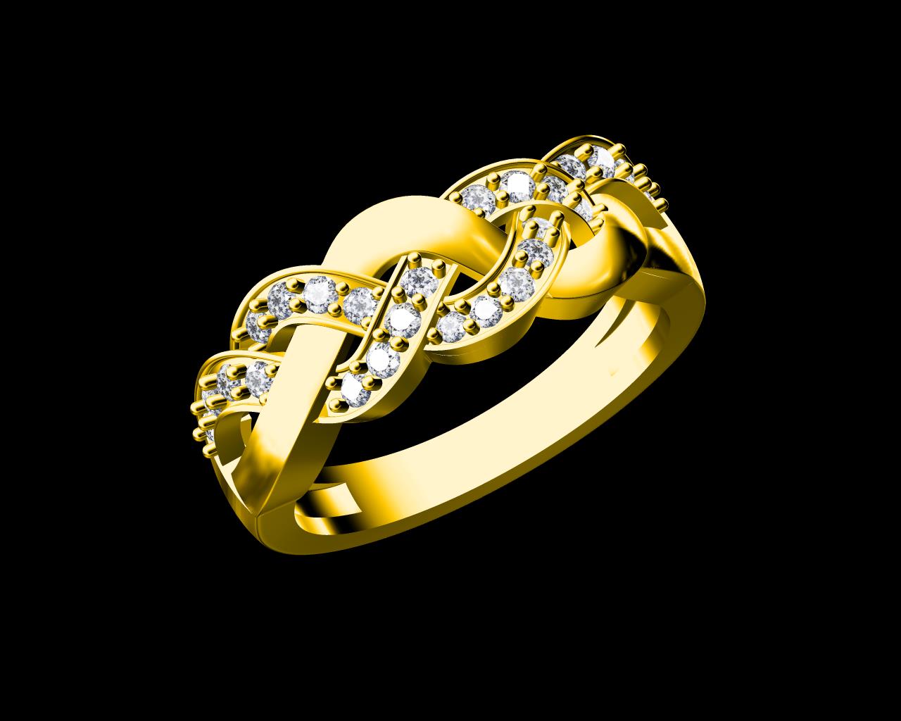 AD18154 — Ladies Rings jewellery CAD design (JCD/STL)