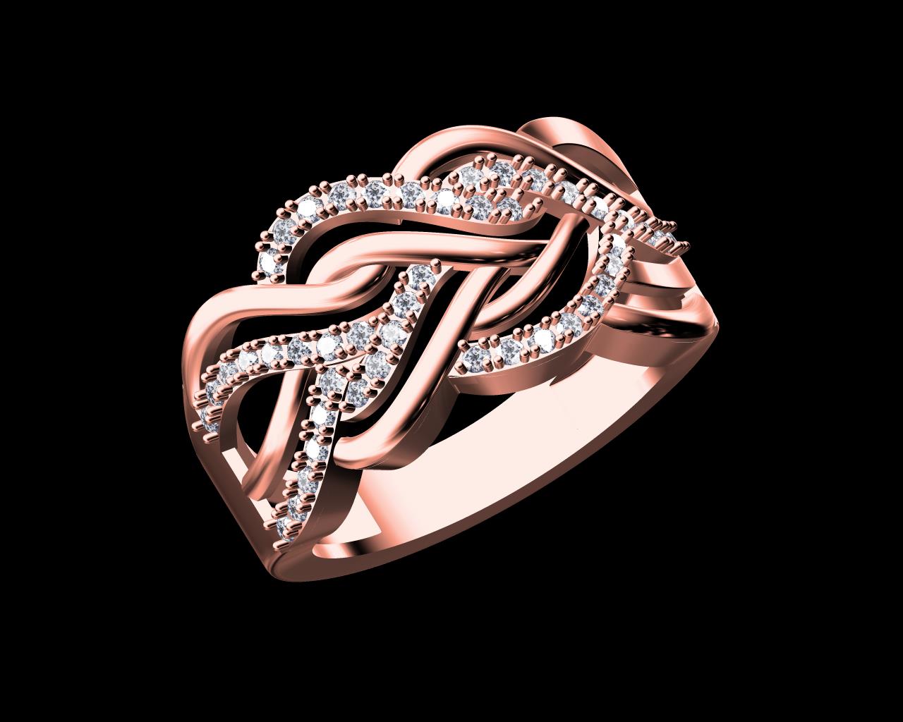 AD18155 — Ladies Rings jewellery CAD design (JCD/STL)