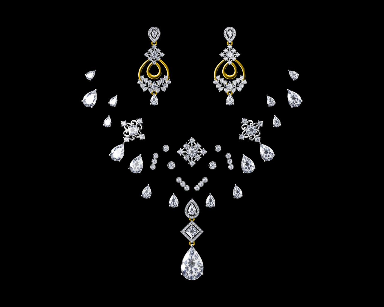 AD18166 — Necklaces jewellery CAD design (JCD/STL)