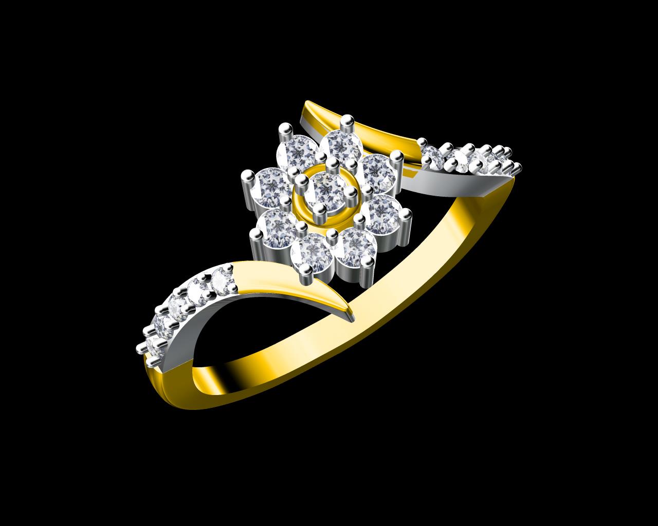 AD18185 — Ladies Rings jewellery CAD design (JCD/STL)