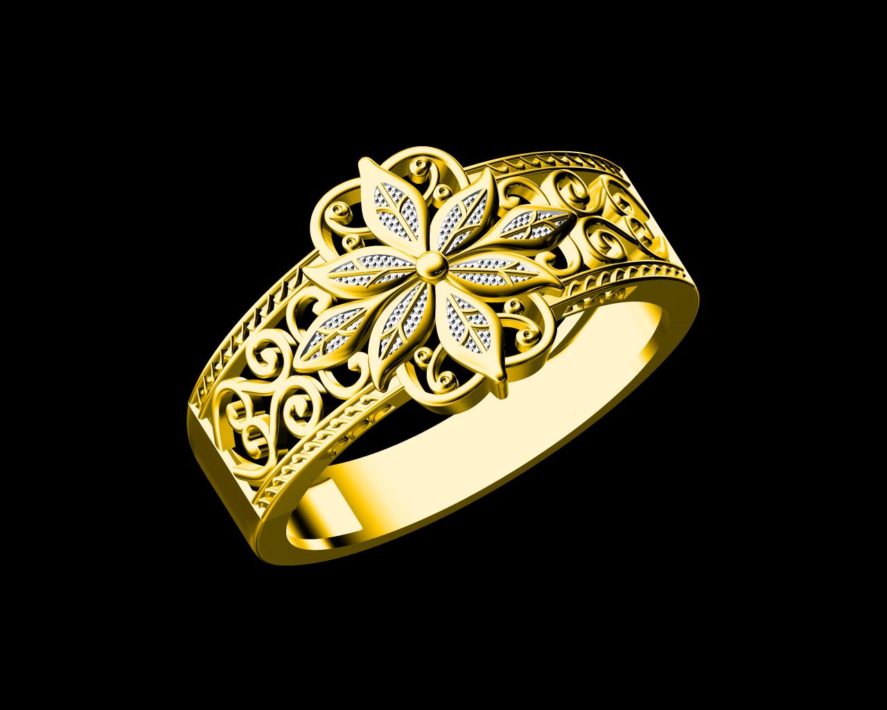 AD18192 — Ladies Rings jewellery CAD design (JCD/STL)