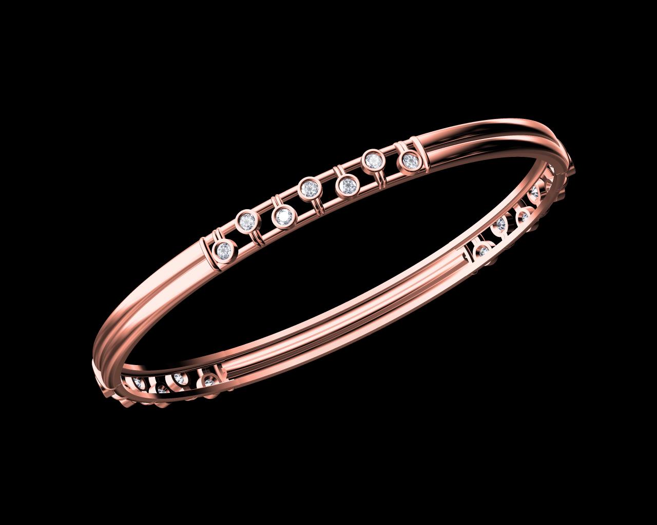 AD18215 — Bangles jewellery CAD design (JCD/STL)