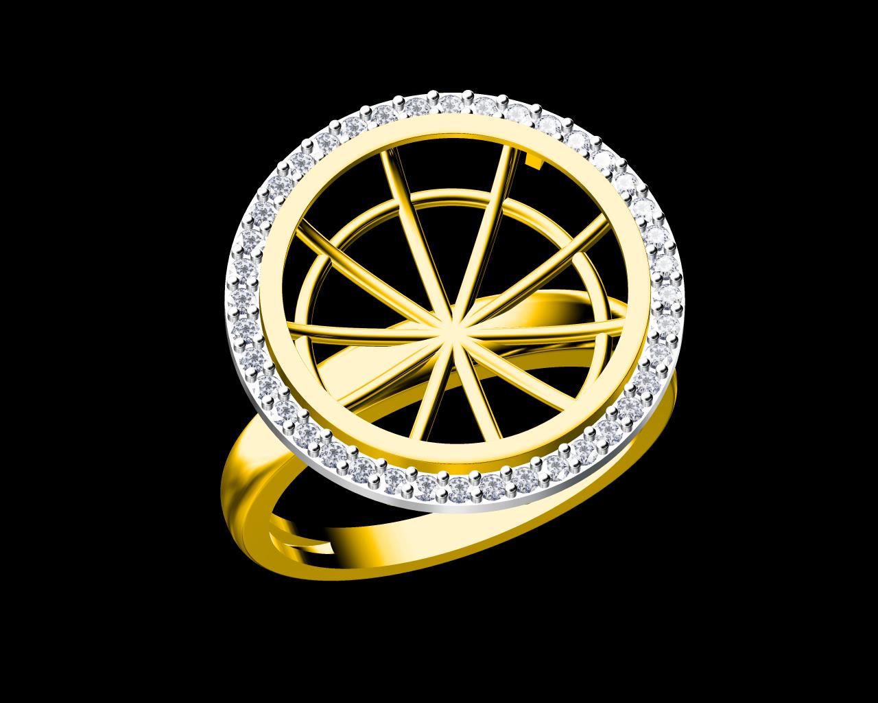 AD18232 — Ladies Rings jewellery CAD design (JCD/STL)