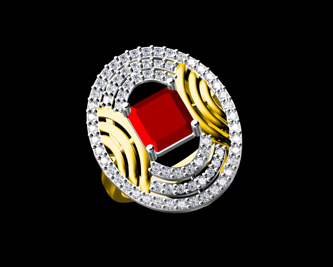 AD18234 — Ladies Rings jewellery CAD design (JCD/STL)