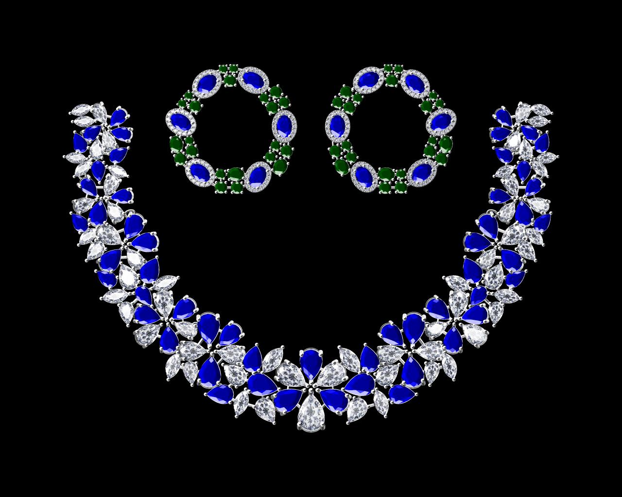 AD17852 — Necklaces jewellery CAD design (JCD/STL)