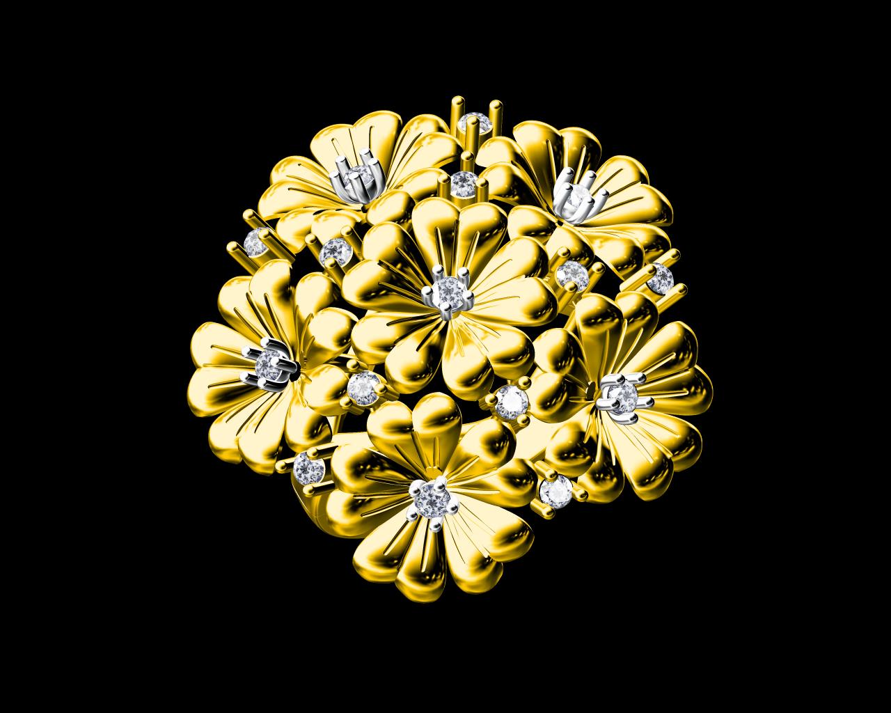 AD17853 — Ladies Rings jewellery CAD design (JCD/STL)