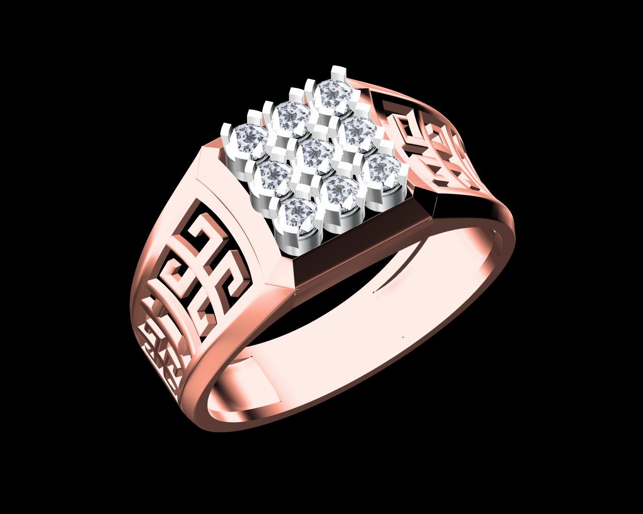 AD17869 — Gents Rings jewellery CAD design (JCD/STL)