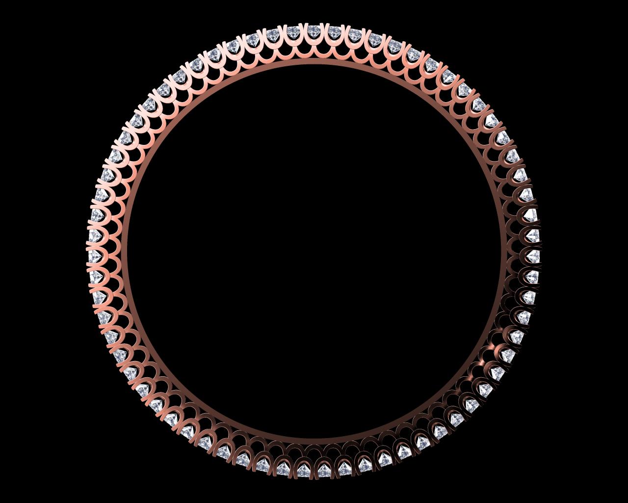 AD17876 — Single Line Bangles jewellery CAD design (JCD/STL)