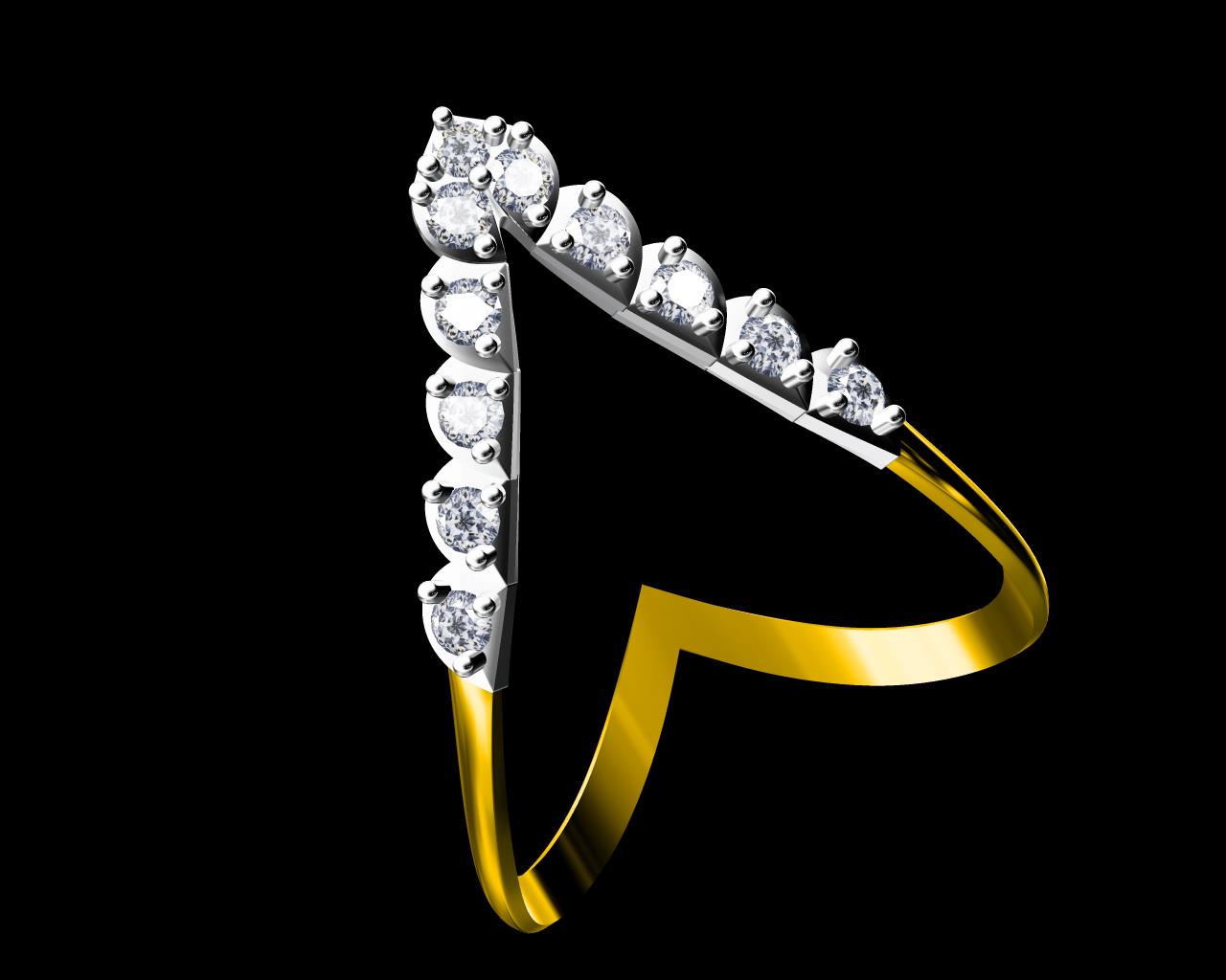 AD17886 — Ladies Rings jewellery CAD design (JCD/STL)