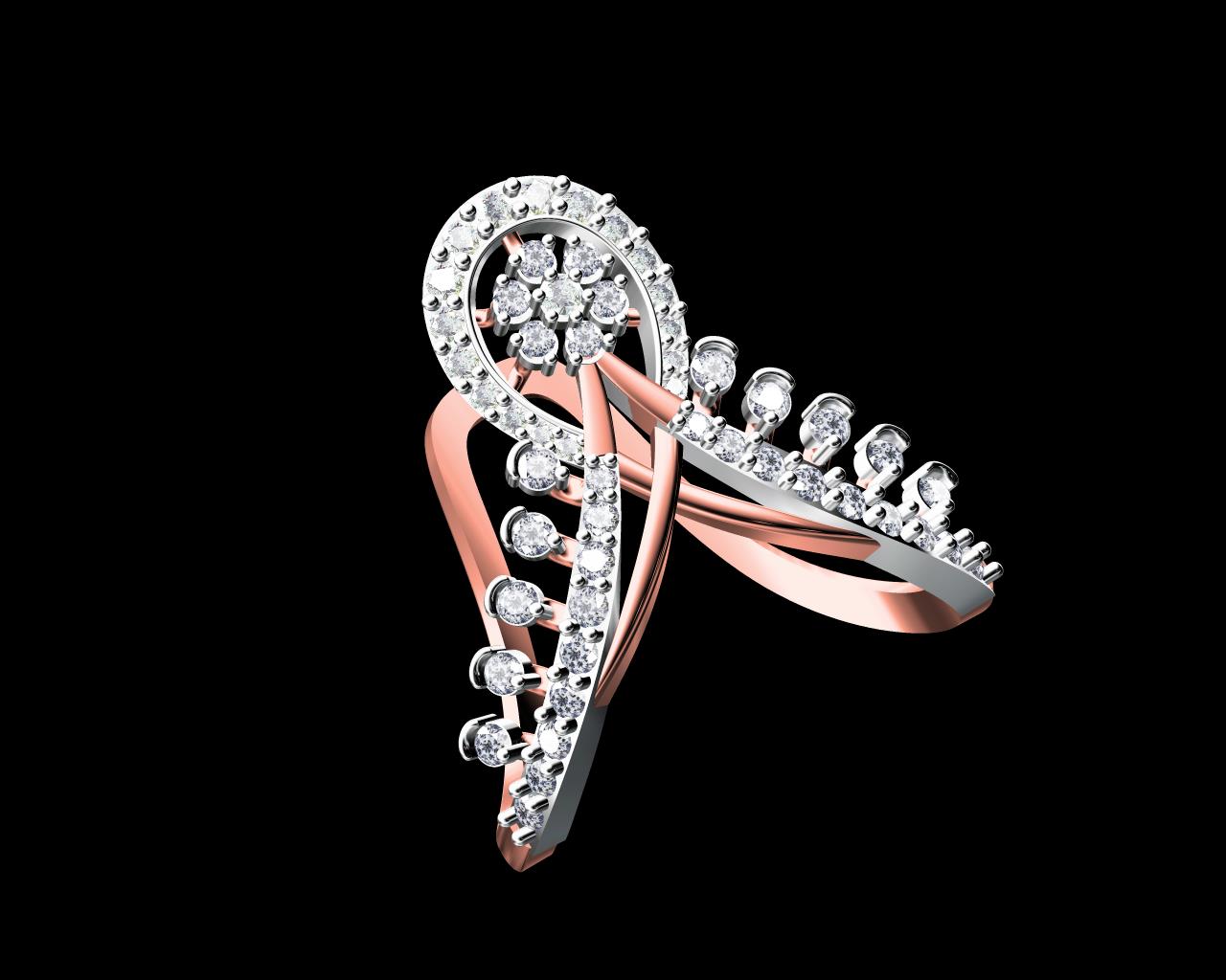 AD17926 — Ladies Rings jewellery CAD design (JCD/STL)