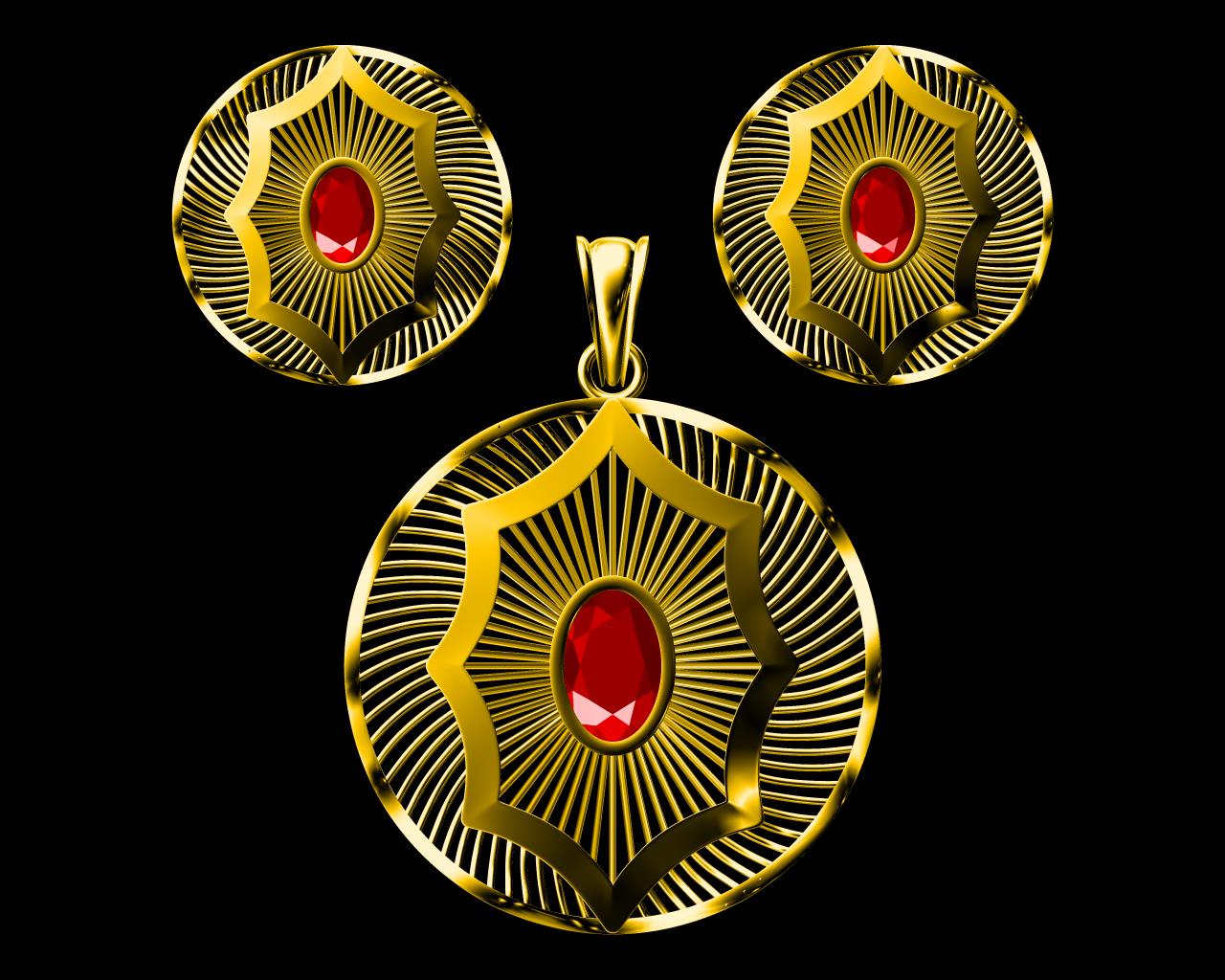 AD17951 — Pendants jewellery CAD design (JCD/STL)