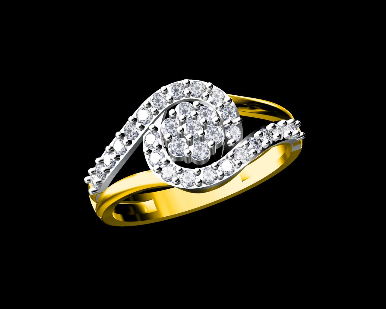 AD17971 — Ladies Rings jewellery CAD design (JCD/STL)