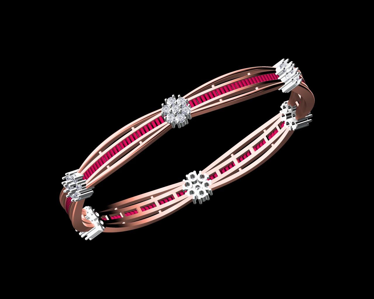 AD17990 — Bangles jewellery CAD design (JCD/STL)