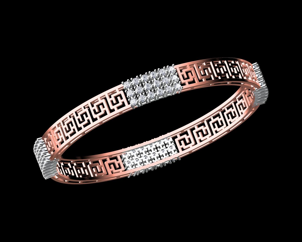 AD17995 — Bangles jewellery CAD design (JCD/STL)