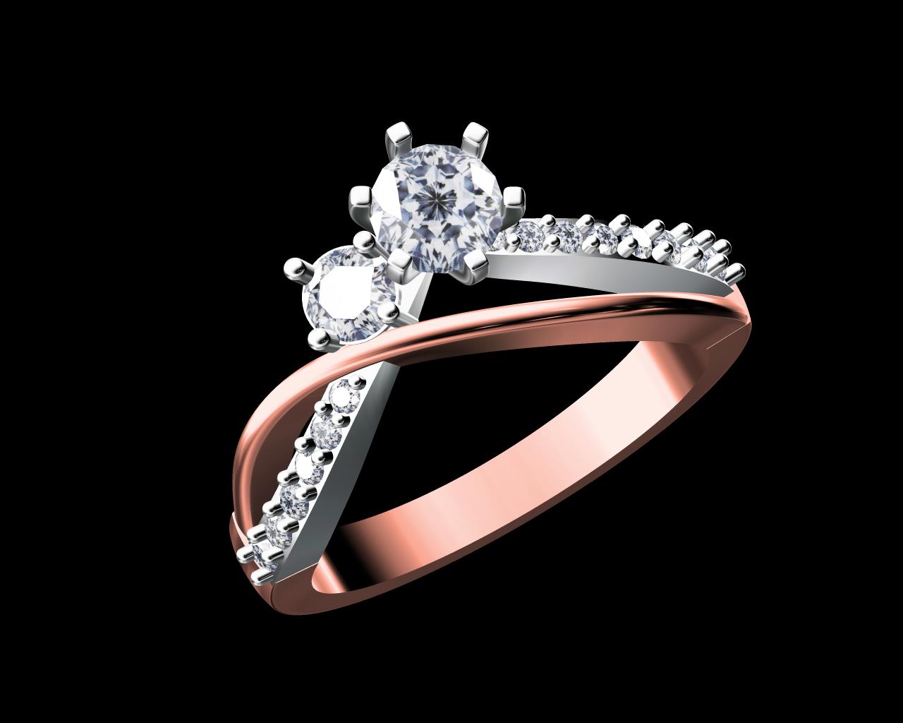 AD18014 — Ladies Rings jewellery CAD design (JCD/STL)