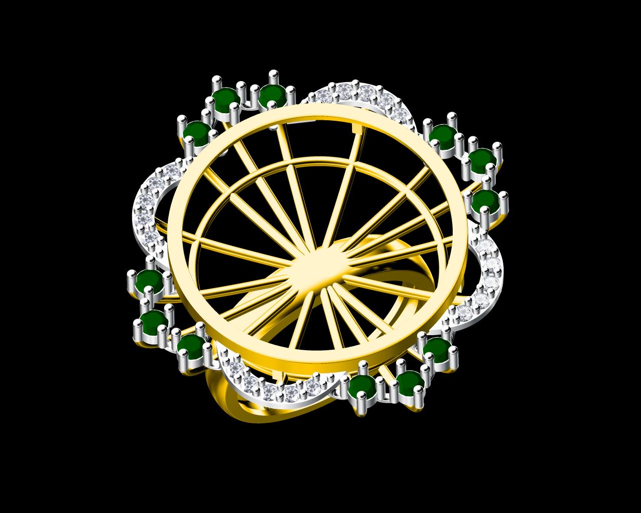 AD18024 — Ladies Rings jewellery CAD design (JCD/STL)