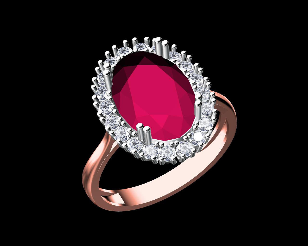 AD17736 — Ladies Rings jewellery CAD design (JCD/STL)
