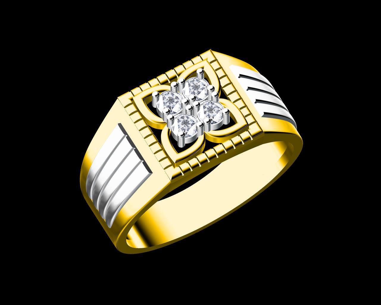 AD17774 — Gents Rings jewellery CAD design (JCD/STL)