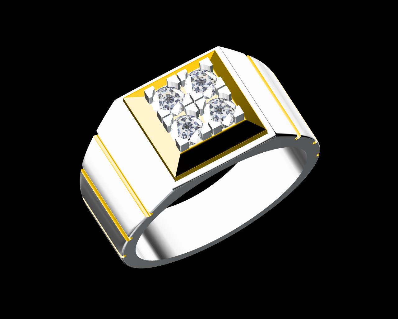 AD17843 — Gents Rings jewellery CAD design (JCD/STL)