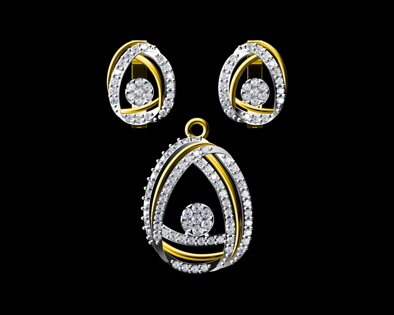 AD18139 — Pendants jewellery CAD design (JCD/STL)